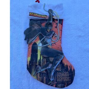Batman 3 D Christmas Stocking 90's vintage